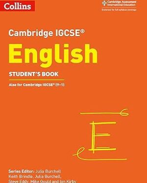 Cambridge IGCSE English Student Book by Mike Gould Collins publication