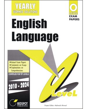 Cover of O Level English Language (Yearly) Solved Past Papers 2010–2024 Paper 1 & Paper 2 with Full Worked Solutions