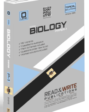 201 Biology O-Level Paper-1 (MCQ's) Topical Worked Solutions Subject code: 5090 By Shamyl Farooq Updated Till Oct/Nov 2025
