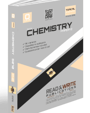 226 Chemistry O-Level Paper-2 Topical Workbook Subject code: 5070 By Shabbir Afzal Khan From 2012 Till 2025