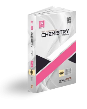 Cover image of Chemistry A-Level Paper-4 Topical Workbook by Shabbir Afzal Khan, subject code 9701, updated for May/June 2025 practical exam practice.