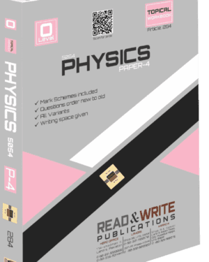 Physics O-Level Paper-4 Topical Workbook (5054) by Ms. Uzma Imran – 2010 to 2025 Edition