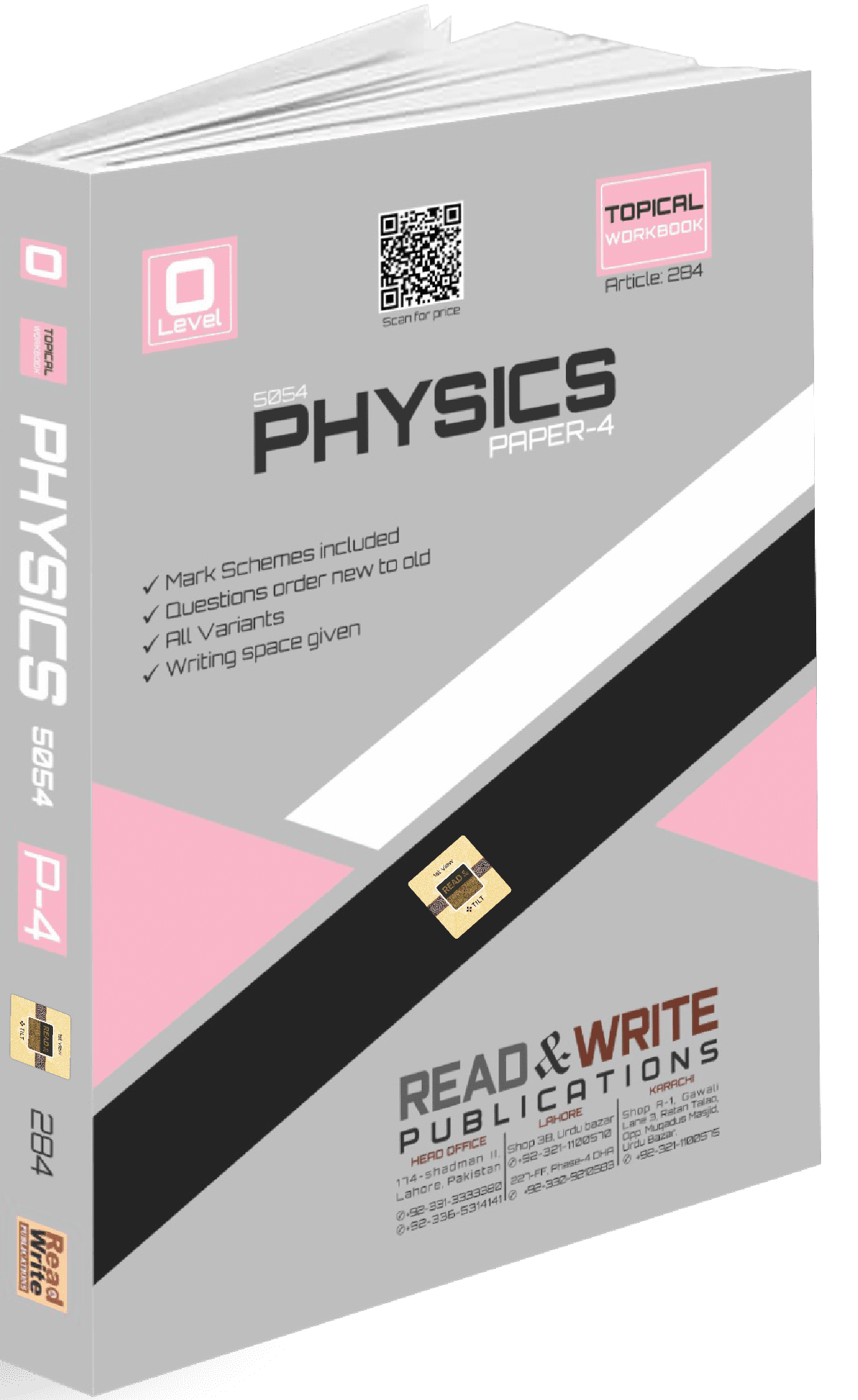 Physics O-Level Paper-4 Topical Workbook (5054) by Ms. Uzma Imran – 2010 to 2025 Edition