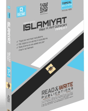 405 Islamiyat O Level IGCSE Paper-1 Topical Worked Solution By Riaz M. Arif Gohar jani