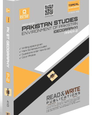418 Pak Studies O-Level/IGCSE Paper2 Topical Workbook Subject code: 2059/0448 By Javed Kausar From 2013 Till Oct/Nov 2024