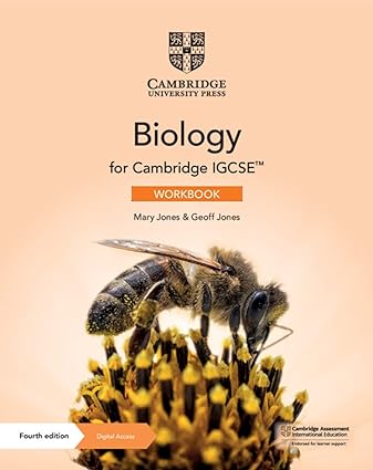 Cambridge IGCSE Biology Workbook with Digital Access (2 Years) 4th Edition by Mary Jones (Author), Geoff Jones (Author)