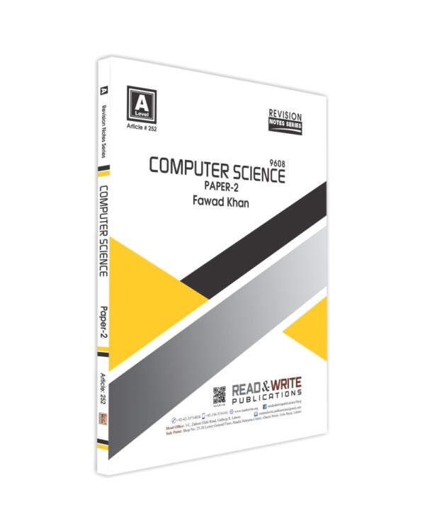 Com 252 Book 252 Computer Science A Level Paper 2 (Notes) - Al Kitab Books