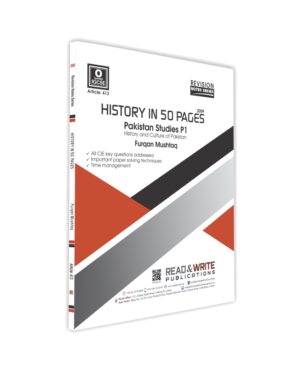 413 Pakistan Studies O-Level/IGCSE Paper-1 Quick Revision Notes Series History in 50 Pages. Subject code: 2059/0448 By Furqan Mushtaq
