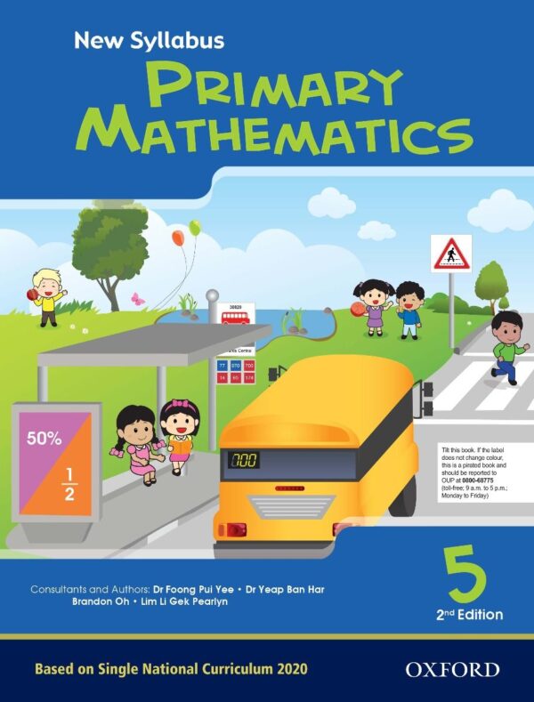 New Syllabus Primary Mathematics Book 5 Lu Jitan - Al Kitab Books
