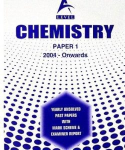 CHEMISTRY PAPER 1 A/L UNSOLVED PAST PAPERS WITH MARK SCHEME [NOV-2022]