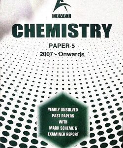 CHEMISTRY PAPER 5 A/L UNSOLVED PAST PAPERS WITH MARK SCHEME [NOV-2022]