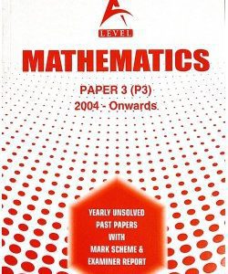 MATHEMATICS PAPER P3 A/L UNSOLVED PAST PAPERS WITH MARK SCHEME[NOV-2022]