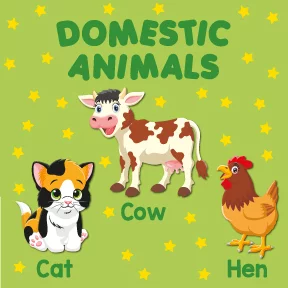 PARAMOUNT LITTLE HAND’S BOARD BOOK DOMESTIC ANIMALS