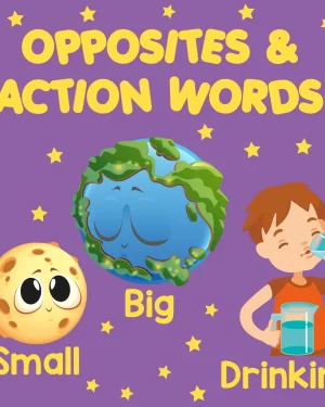 PARAMOUNT LITTLE HAND’S BOARD BOOK OPPOSITES & ACTION WORDS