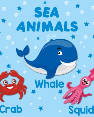 PARAMOUNT LITTLE HAND’S BOARD BOOK SEA ANIMALS