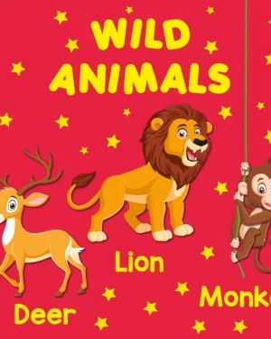 PARAMOUNT LITTLE HAND’S BOARD BOOK WILD ANIMALS