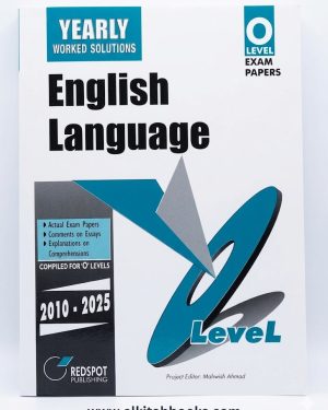 O Level English Language 2010-2025 Paper 1 and Paper 2 solved past papers Redspot book cover