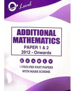 ADDITIONAL MATHS PAPER 1 & 2 O/L [NOV-2022]