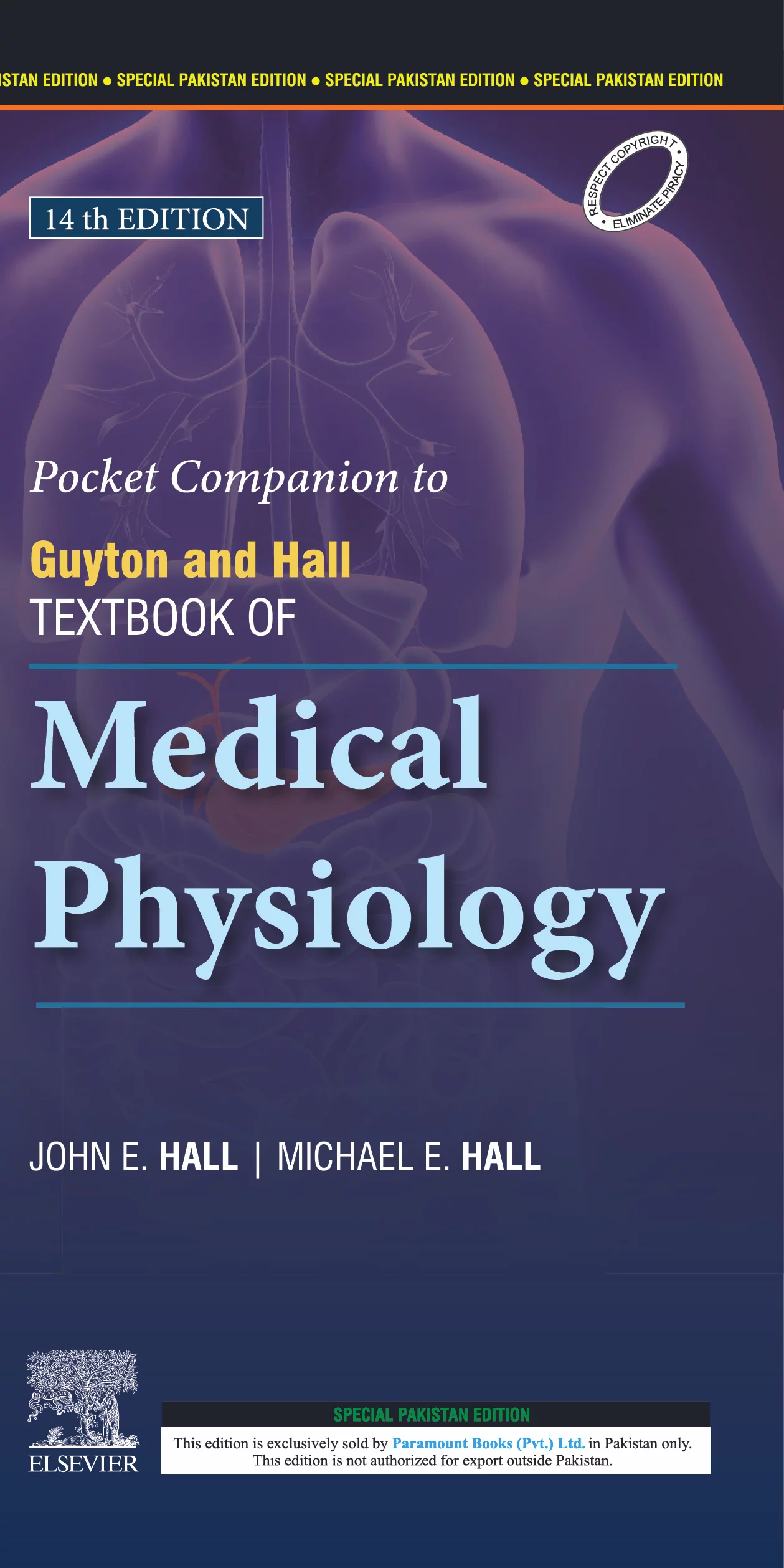 POCKET COMPANION TEXTBOOK OF MEDICAL PHYSIOLOGY BY JOHN E. HALL