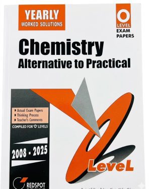 O Level Chemistry Alternative to Practical 2008-2025 yearly solved past papers Redspot book cover
