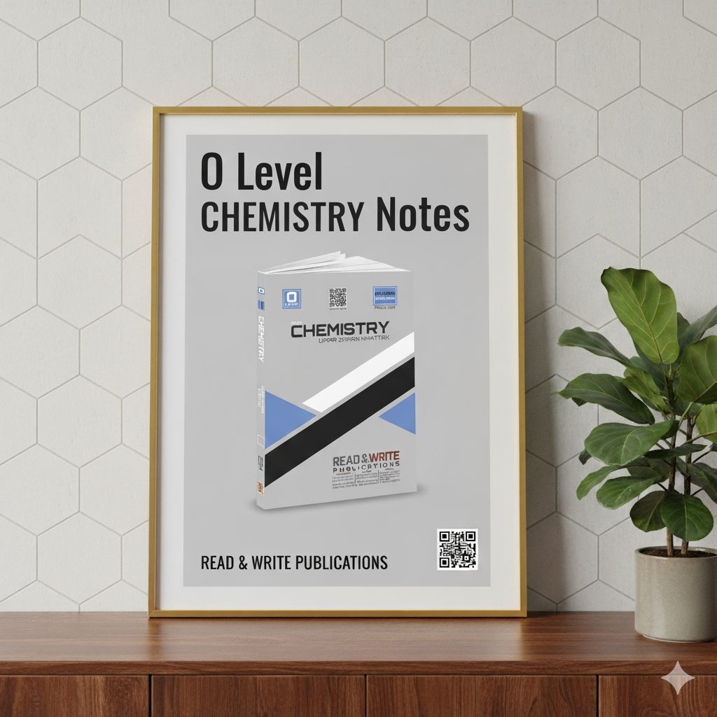 Chemistry O-Level Notes 5070 by Umar Zaman Khaak – concise exam-revision notes