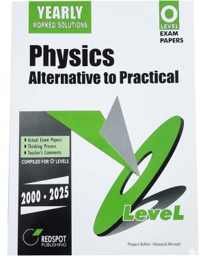 O Level Physics Alternative to Practical 2000-2025 solved past papers Redspot book cover
