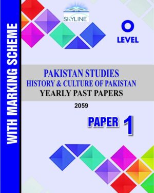 O LEVEL PAKISTAN STUDIES PAPER 1 2059 UNSOLVED PASTPAPER WITH MARK SCHEME BY SKYLINE