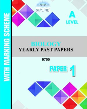 A LEVEL BIOLOGY PAPER 1 9700 YEARLY UNSOLVED PASTPAPER WITH MARK SCHEME BY SKYLINE
