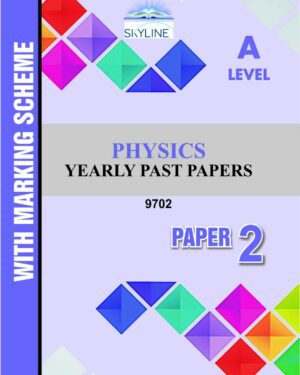 A LEVEL PHYSICS PAPER 2 9702 YEARLY PASTPAPER UNSOLVED PAPER WITH MARK SCHEME BY SKYLINE