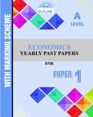 A LEVEL ECONOMICS PAPER 1 (9708) YEARLY PASTPAPER WITH MARK SCHEME BY SKYLINE