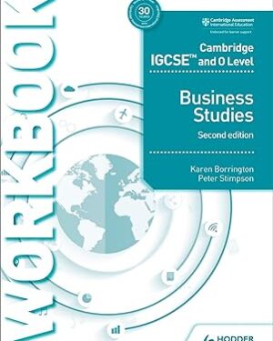 Cambridge IGCSE and O Level Business Studies Workbook 2nd edition Paperback by Karen Borrington , Ducie