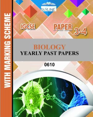 IGCSE BIOLOGY PAPER 4 (0610) YEARLY PASTPAPER WITH MARK SCHEME BY SKYLINE