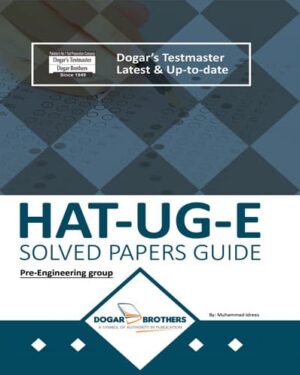 HAT-UG-E Book For Pre-Engineering Group with Solved Paper