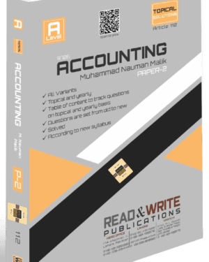 112 Accounting AS Level Paper 2 Topical Past Papers 2014–2025 by M. Nauman Malik