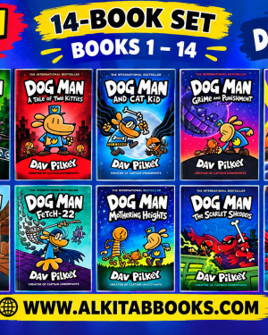 Dog Man Series 14 Book Set Books 1–14 by Dav Pilkey Children’s Graphic Novels