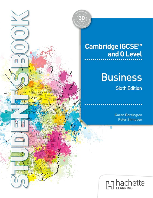 CAMBRIDGE IGCSE AND O LEVEL BUSINESS STUDENT BOOK 6TH ED