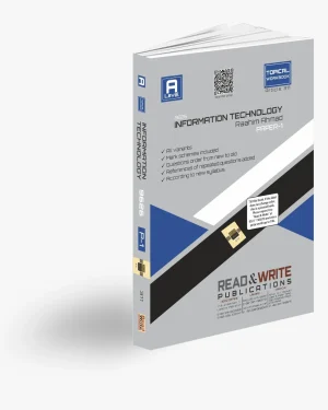 Cover of Information Technology A-Level Paper-1 Topical Workbook (9626) by Raahim Ahmad, updated till Oct/Nov 2024, published by Read & Write Publications.