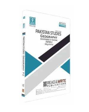 "Pakistan Studies O-Level/IGCSE Paper 2 (Environment of Pakistan) Activity Workbook by Aliya Azhar, Subject Code 2059/0448 – interactive learning resource"