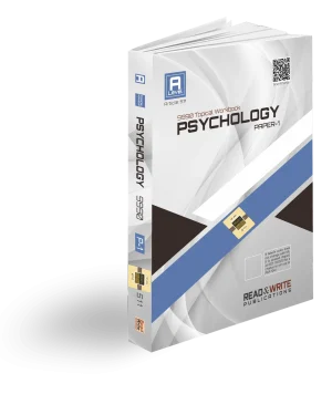 "Psychology A-Level Paper-1 Topical Workbook by Sarah Tariq, Subject Code 9990 – updated till Oct/Nov 2024 with topic-wise past papers and solutions"