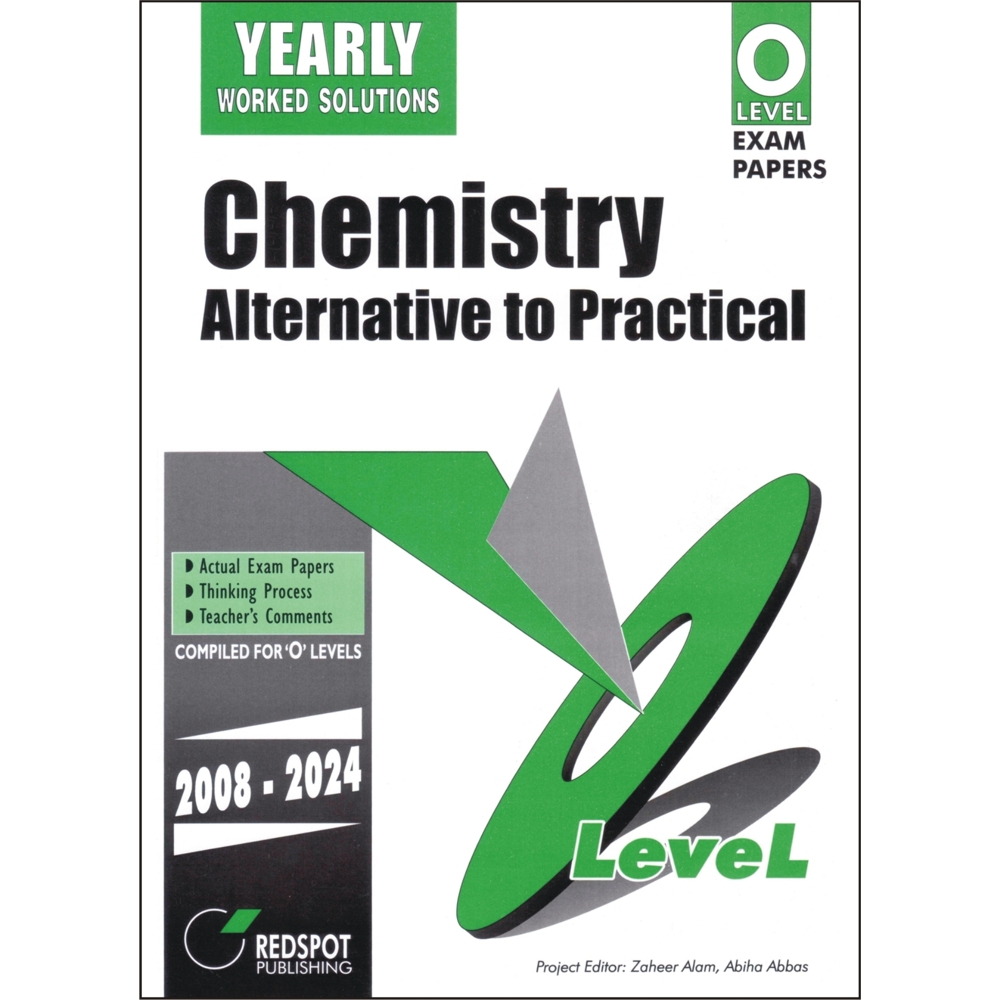 Cover of O Level Chemistry Alternative to Practical (Yearly) 2008–2024 Paper 4 Solved Past Papers with Full Worked Solutions