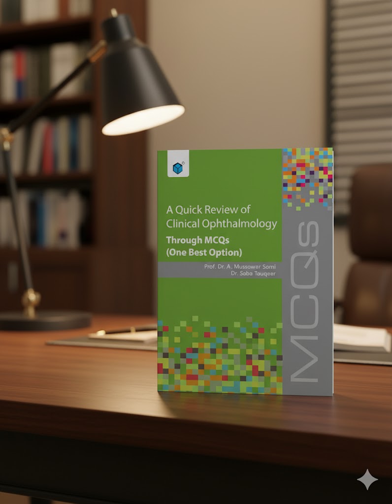 A Quick Review of Clinical Ophthalmology Through MCQs (One Best Option) by Dr. A. Mussawar Sami – Ophthalmology exam preparation book