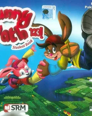 Bunny Maths 123! Student Book 3 by Paul W. Duncan – colorful early math workbook for kids focusing on counting, addition, and subtraction