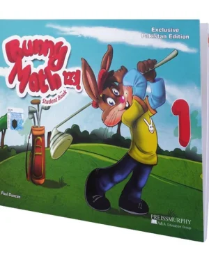 Bunny Maths 123! Student Book 1 by Paul W. Duncan – fun early math workbook for preschoolers teaching counting and number recognition