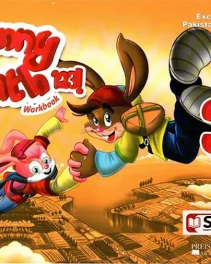 Bunny Maths 123! Workbook 3 by Paul W. Duncan – colorful early math workbook for kids focusing on counting, addition, subtraction, and problem-solving