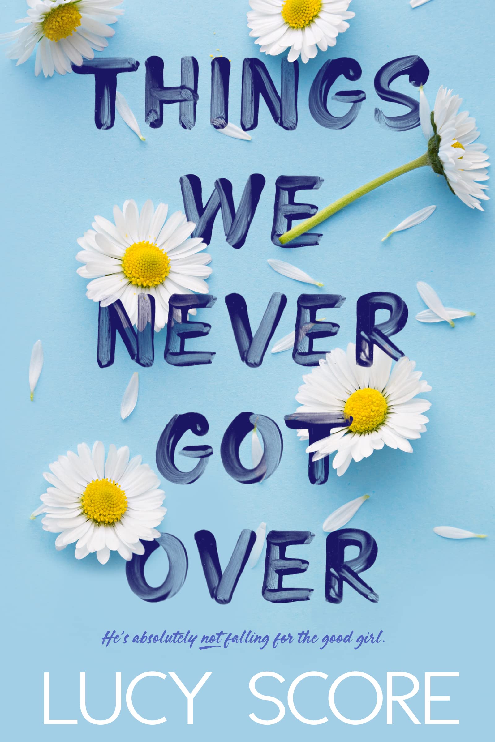 Book cover of Things We Never Got Over by Lucy Score — a small-town contemporary romance novel full of humor, heart, and chemistry.