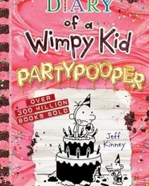 Cover of Diary of a Wimpy Kid: Partypooper (Book 20) by Jeff Kinney – the hilarious 20th book in the bestselling series featuring Greg Heffley.