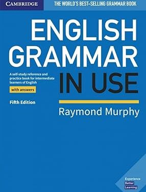 Cover of English Grammar in Use (5th Edition) by Raymond Murphy — Cambridge’s best-selling grammar reference and practice book with answers.