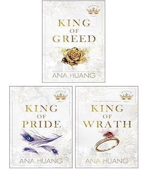 Kings of Sin Series 3 Books Collection Set by Ana Huang – includes King of Wrath, King of Pride, and King of Greed, a passionate billionaire romance trilogy.