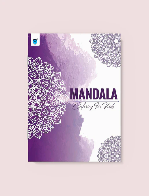Mandala Colouring for Kids Book 1 Purple by Nadia Nezam – creative mandala colouring book for children to relax and express their imagination