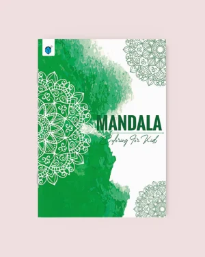 Mandala Colouring for Kids Book 3 Green by Nadia Nezam – fun and creative mandala colouring book for children to express imagination and focus through art